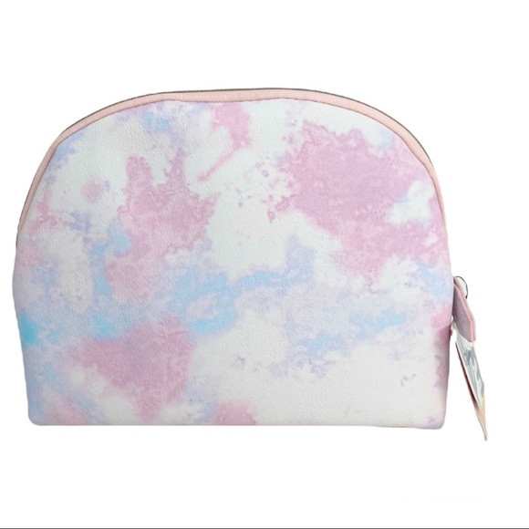 Disney Cinderella Makeup Bag Pink Tie Dye Cosmetic Case Dani by Danielle Nicole - Picture 4 of 4